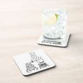 Dessous-de-verre Fabricant de gâteaux décorant un gâteau géant (Côté Droit)