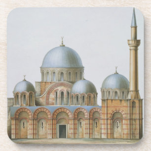 Dessous-de-verre Façade de Kahrije Dzamissi, l'église du Savi