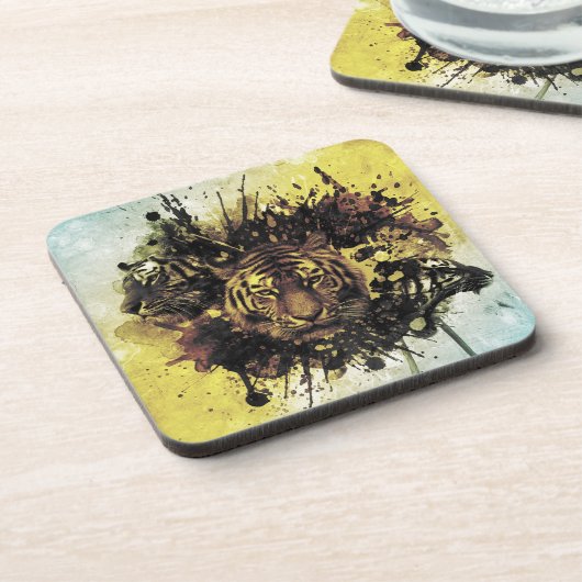 Dessous-de-verre face de lion (Côté gauche)