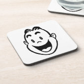 DESSOUS-DE-VERRE FACE HEUREUSE (Côté gauche)