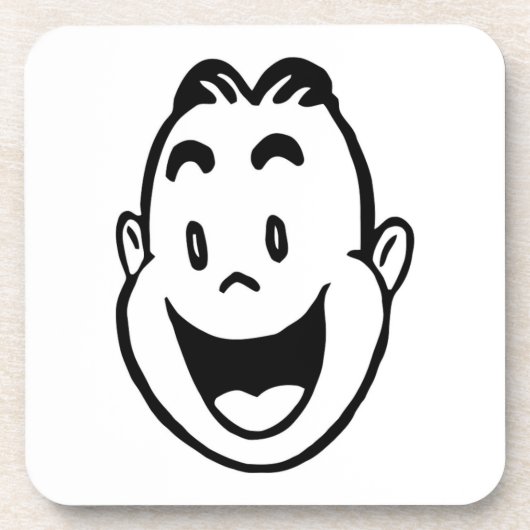 DESSOUS-DE-VERRE FACE HEUREUSE (Devant)