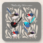 Dessous-de-verre Fairy Wrens (Devant)