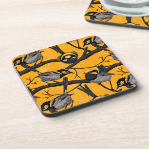Dessous-de-verre Fairy wrens en jaune
