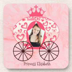 Dessous-de-verre Fairytale Royal Princess Carriage Girl Anniversair