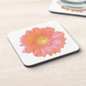 Dessous-de-verre Faisée de gerbera orange (Côté gauche)