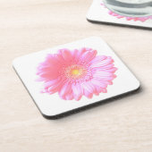 Dessous-de-verre Faisée de gerbera rose pâle (Côté gauche)
