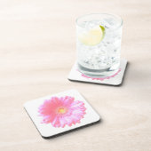 Dessous-de-verre Faisée de gerbera rose pâle (Côté Droit)