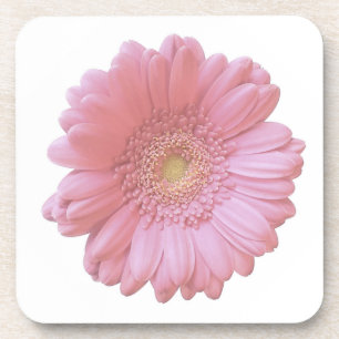Dessous-de-verre Faisée de gerbera rose pâle