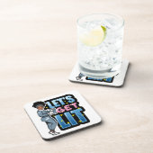 Dessous-de-verre Faisons des femmes noires illuminées Noël en buvan (Côté Droit)