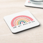 Dessous-de-verre Faites de vos rêves une réalité arc-en-ciel (Côté gauche)