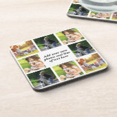 Dessous-de-verre Faites votre propre collage photo et texte (Côté gauche)