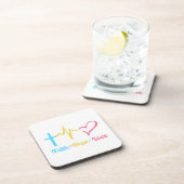 Dessous-de-verre Faith Hope Love Hearts (Côté Droit)