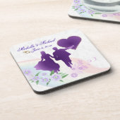 Dessous de verre faits sur commande #2 de liège de (Côté gauche)