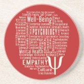 Dessous de verre faits sur commande de couleur de (Devant)