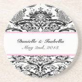 Dessous de verre faits sur commande de mariage (Devant)