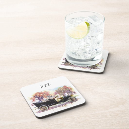 Dessous de verre faits sur commande de monogramme (Côté Droit)