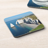 Dessous-de-verre Falaise d'Etretat en France (Côté gauche)