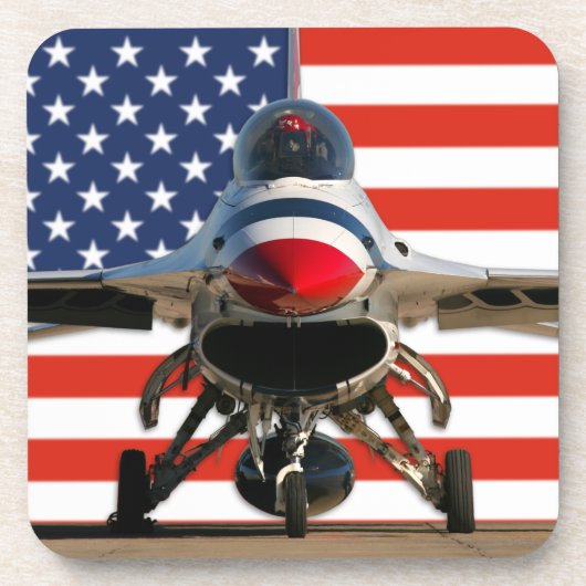 DESSOUS-DE-VERRE FALCON DE COMBAT F-16C (Devant)