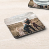 Dessous-de-verre Famille Couple Photo (Côté gauche)