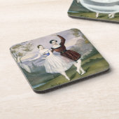 Dessous-de-verre Fanny Cerrito (1817-1909) et Sigr. Guerra, dans (Côté gauche)