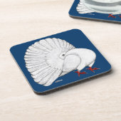 Dessous-de-verre Fantail : Blanc (Côté gauche)