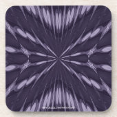 Dessous-de-verre Fantaisie violette (Devant)