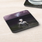 Dessous-de-verre Fantôme en mer - Peinture à l'huile (Côté gauche)