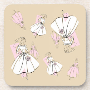 Dessous-de-verre Fashion Bride Neutral Group Multi lik back