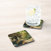 Dessous-de-verre Faune Animaux sauvages Nature léopard (Côté Droit)