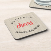 Dessous-de-verre Fausse Bois Deck Cheers (Côté gauche)