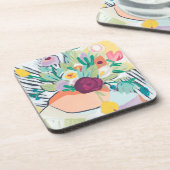 Dessous-de-verre Fauvist Floral II (Côté gauche)