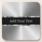 Dessous-de-verre Faux Acier inoxydable (Devant)