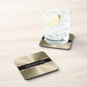 Dessous-de-verre Faux Gold Metallic Look (Côté Droit)