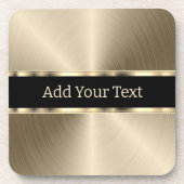 Dessous-de-verre Faux Gold Metallic Look (Devant)