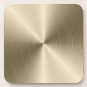 Dessous-de-verre Faux Gold Metallic Look (Devant)