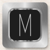 Dessous-de-verre Faux Monogramme Acier inoxydable (Devant)