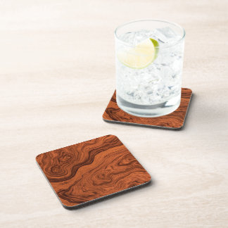 Dessous-de-verre Faux Walnut Woodgrain 