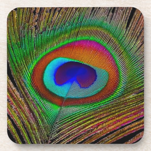 Dessous-de-verre Feather Vibrant Copper (Devant)