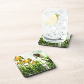 Dessous-de-verre Fée curieuse - Fée et Tabourets (Côté Droit)