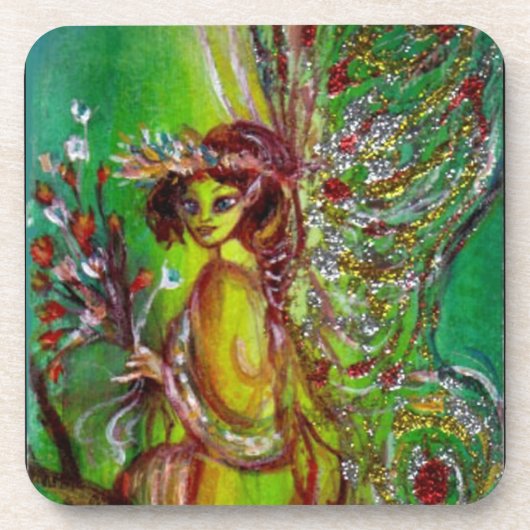 DESSOUS-DE-VERRE FÉE VERTE (Devant)