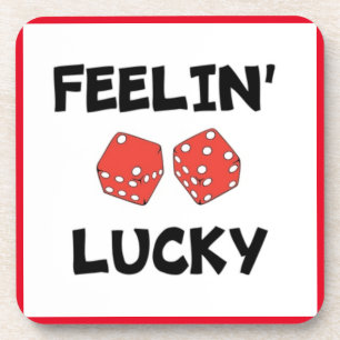 DESSOUS-DE-VERRE "FEELIN' LUCKY" DICE