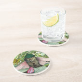 Dessous de verre féeriques d'Elf de chat (Côté)