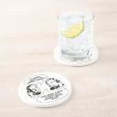 Dessous de verre féministe rétro (Côté)