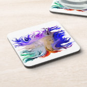 Dessous-de-verre Femme avec cheval (Côté gauche)