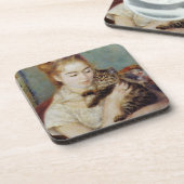 Dessous-de-verre Femme avec un chat par Pierre-Auguste Renoir (Côté gauche)
