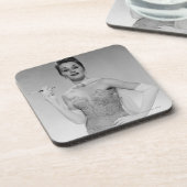 Dessous-de-verre Femme dans la robe (Côté gauche)