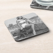 Dessous-de-verre Femme dans le bikini (Côté gauche)