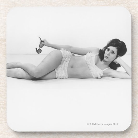 Dessous-de-verre Femme dans les vêtements de bain (Devant)