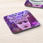 Dessous-de-verre Femme de serpent Medusa (Côté gauche)