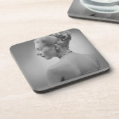 Dessous-de-verre Femme élégante (Côté gauche)